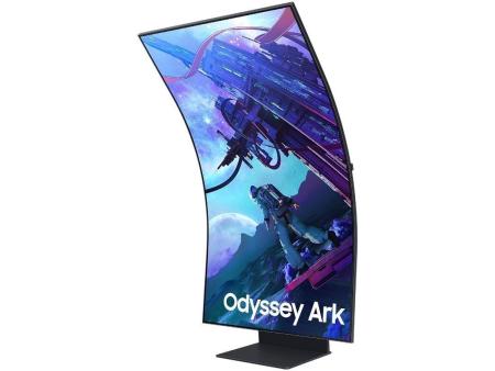 Monitor Gaming Curvo Samsung Odyssey Ark S55CG970NU 55'/ 4K/ 1ms/ 165Hz/ VA/ Regulable en altura/ Smart TV/ Multimedia/ Negro