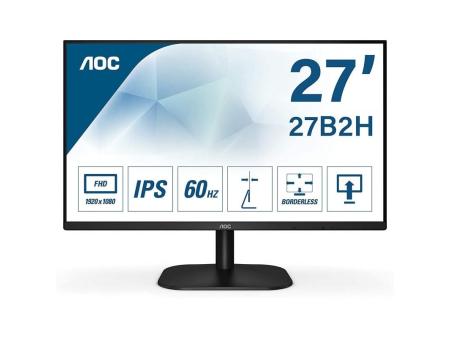 Monitor AOC 27B2H 27'/ Full HD/ Negro