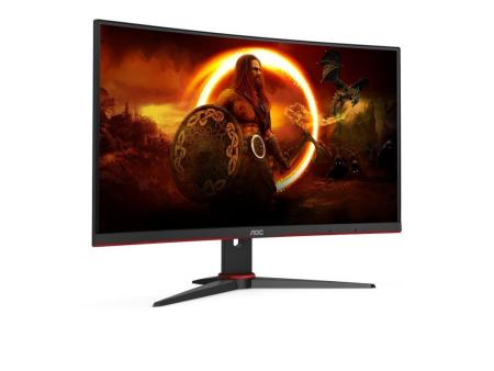 Monitor Gaming Curvo AOC C27G2ZE/BK 27'/ Full HD/ 1ms/ 240Hz/ VA/ Negro y Rojo