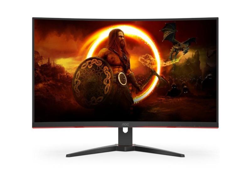 Monitor Gaming Curvo AOC CQ32G2SE/BK 31.5'/ QHD/ 1ms/ 165Hz/ VA/ Multimedia/ Negro