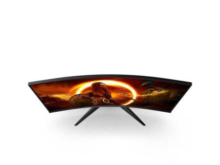 Monitor Gaming Curvo AOC CQ32G2SE/BK 31.5'/ QHD/ 1ms/ 165Hz/ VA/ Multimedia/ Negro