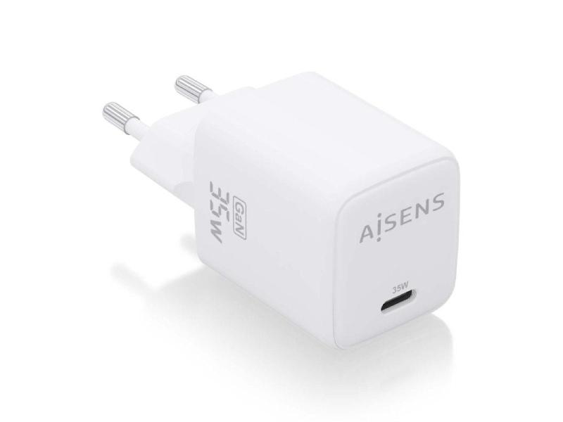 Cargador Gan de Pared Aisens ASCH-35W1P016-W/ 1xUSB Tipo-C/ 35W