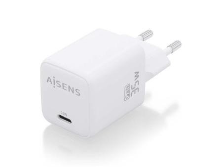 Cargador Gan de Pared Aisens ASCH-35W1P016-W/ 1xUSB Tipo-C/ 35W