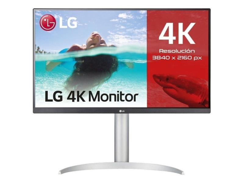 Monitor Profesional LG 27UP85NP-W 27'/ 4K/ Multimedia/ Regulable en altura/ Plata