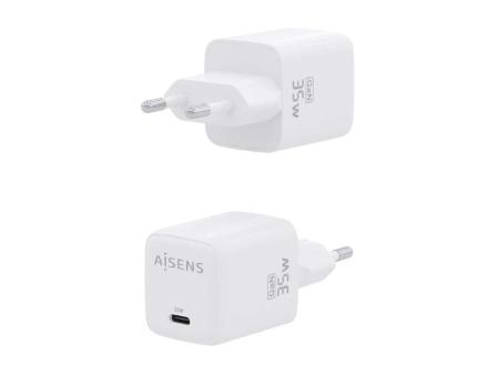 Cargador Gan de Pared Aisens ASCH-35W1P016-W/ 1xUSB Tipo-C/ 35W