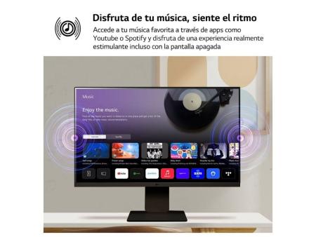 Smart Monitor LG MyView 32SR50F-B 31.5'/ Full HD/ Smart TV/ Multimedia/ Negro