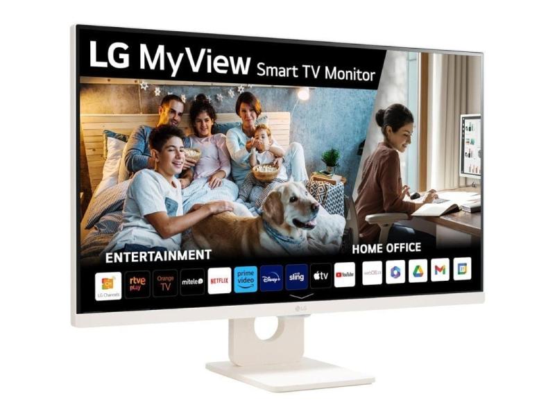 Smart Monitor LG MyView 27SR50F-W 27'/ Full HD/ Smart TV/ Multimedia/ Blanco