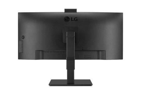 Monitor Profesional Ultrapanorámico Curvo LG 34BQ77QC-B 34'/ WQHD/ Webcam/ Multimedia/ Regulable en altura/ Negro