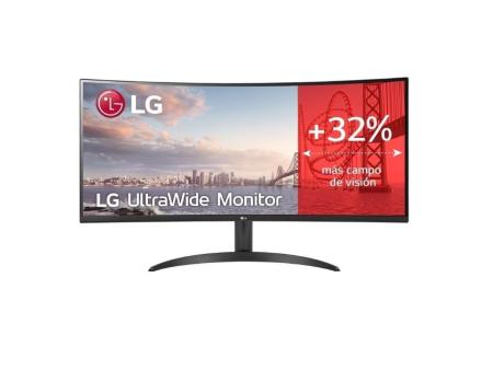 Monitor Profesional Ultrapanorámico Curvo LG UltraWide 34WR50QC-B 34'/ WQHD/ Negro