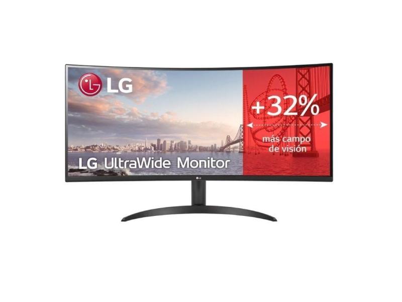 Monitor Profesional Ultrapanorámico Curvo LG UltraWide 34WR50QC-B 34'/ WQHD/ Negro