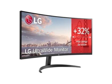 Monitor Profesional Ultrapanorámico Curvo LG UltraWide 34WR50QC-B 34'/ WQHD/ Negro