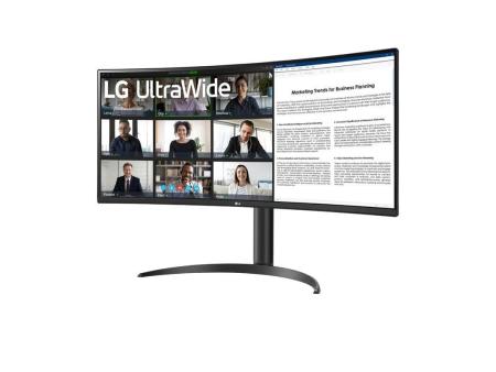 Monitor Profesional Ultrapanorámico LG 34WR55QC-B 34'/ WQHD/ Regulable en altura/ Negro