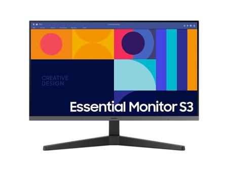 Monitor Profesional Samsung Essential Monitor S3 S24C330GAU/ 24'/ Full HD/ Negro