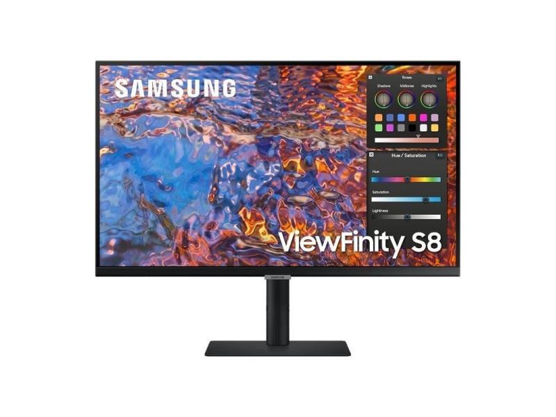 Monitor Profesional Samsung ViewFinity S8 S27B800PXU 27'/ 4K/ Regulable en altura/ Negro