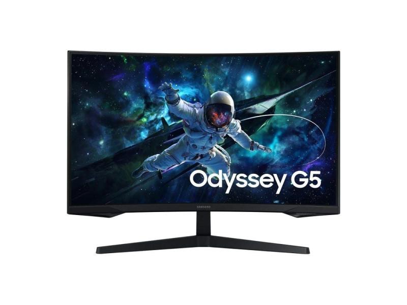 Monitor Gaming Curvo Samsung Odyssey G5 S32CG552EU 32'/ QHD/ 1ms/ 165Hz/ VA/ Negro