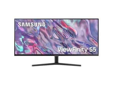 Monitor Profesional Ultraparonámico Samsung ViewFinity S5 S34C500GAU 34'/ UWQHD/ Multimedia/ Negro