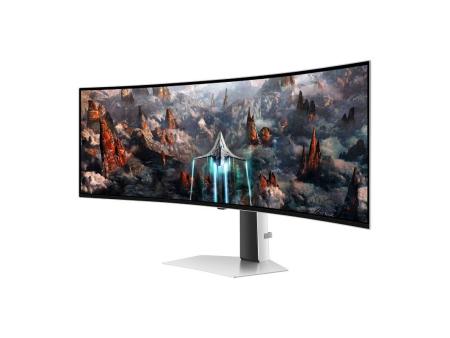 Monitor Gaming Ultrapanorámico Curvo Samsung Odyssey OLED G9 S49CG934SU 49'/ Dual QHD/ 0.03ms/ 240Hz/ OLED/ Multimedia/ Plata