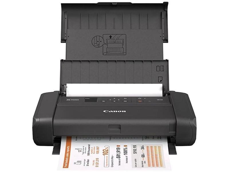 Impresora Portátil Canon PIXMA TR150 con Batería/ WiFi/ Negra