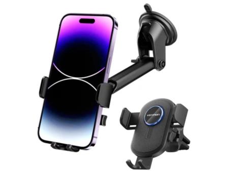 Soporte de Smartphone para Coche Vention KSBB0/ Negro