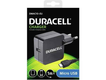 Cargador de Pared Duracell DMAC10-EU/ 1xUSB/ 2.4A