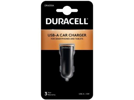 Cargador de Coche Duracell DR6030A/ 1xUSB/ 12W