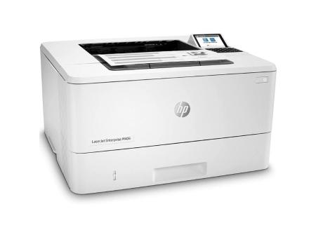 Impresora Láser Monocromo HP Laserjet Enterprise M406DN Dúplex/ Blanca