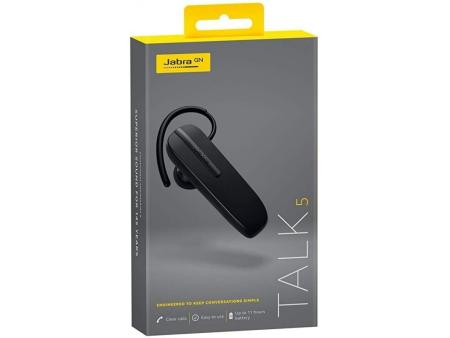 Auricular Bluetooth para Smartphone Jabra Talk 5/ Negro