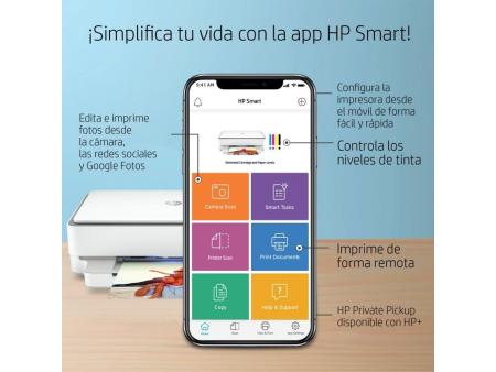 Multifunción HP Envy 6020e WiFi/ Fax Móvil/ Dúplex/ Blanca
