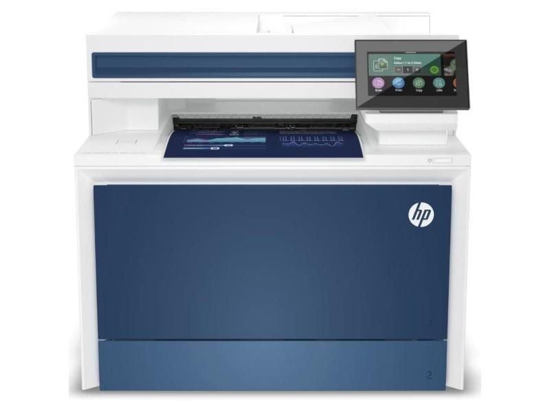 Multifunción Láser Color HP LaserJet Pro 4302fdw/ WiFi/ Fax/ Dúplex/ Blanca y Azul