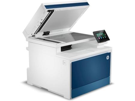 Multifunción Láser Color HP LaserJet Pro 4302fdw/ WiFi/ Fax/ Dúplex/ Blanca y Azul