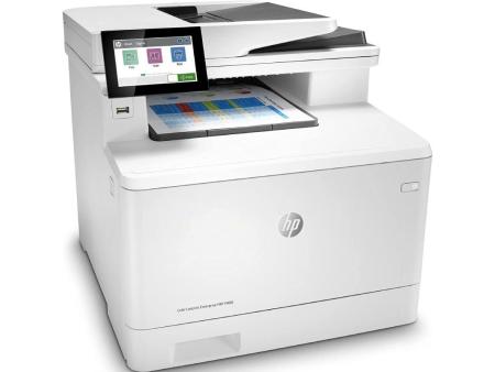 Multifunción Láser Color HP LaserJet Enterprise MFP M480F/ Fax/ Dúplex/ Blanca