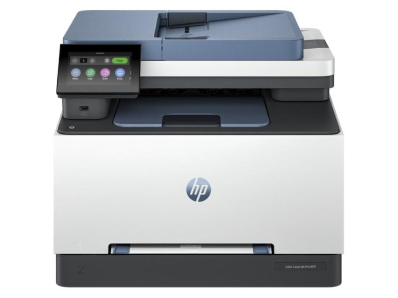 Multifunción Láser Color HP LaserJet Pro MFP 3302FDN Fax/ Dúplex/ Blanca y Azul