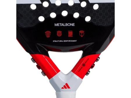 Pala de Pádel Adidas Metalbone 3.2 2023/ Negra y Blanca (Ale Galan)