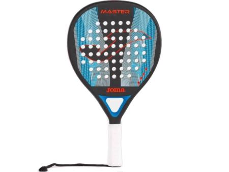 Pala de Pádel Joma Master/ Negro y Turquesa Flúor