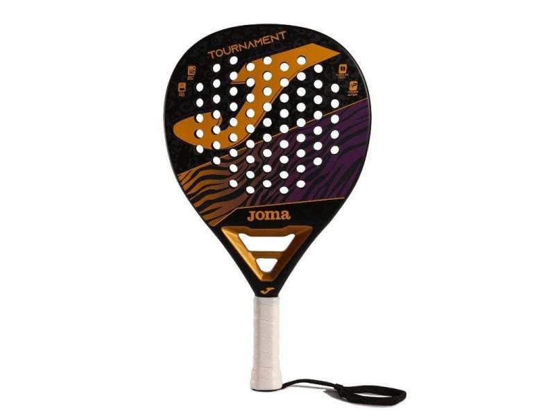 Pala de Pádel Joma Tournament/ Negro Naranja y Morada