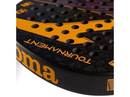 Pala de Pádel Joma Tournament/ Negro Naranja y Morada