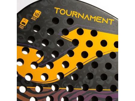 Pala de Pádel Joma Tournament/ Negro Naranja y Morada