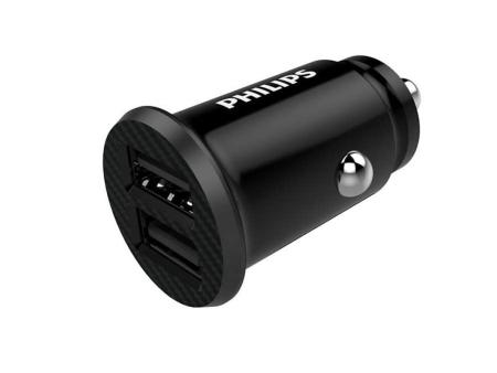 Cargador de Coche Philips DLP2510/ 2xUSB/ 12W