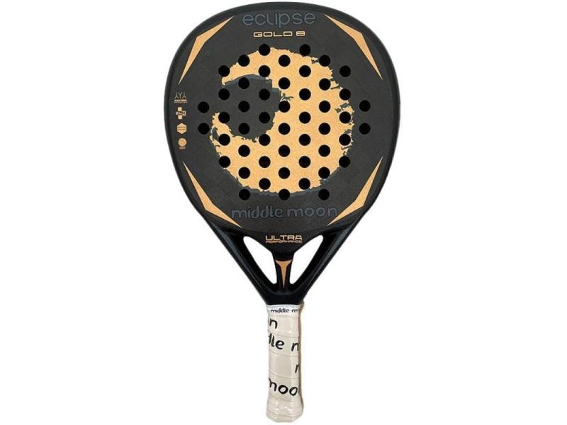 Pala de Pádel Middle Moon Eclipse 8 Carbon Gold 24K Rugosa 2024