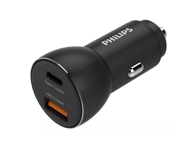 Cargador de Coche Philips DLP2521/ 2xUSB/ 36W