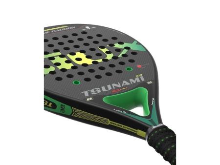 Pala de Pádel Siux Tsunami 5.0 3K/ Negra y Verde