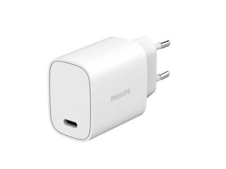 Cargador de Pared Philips DLP4329C/ 1xUSB Tipo-C/ 20W