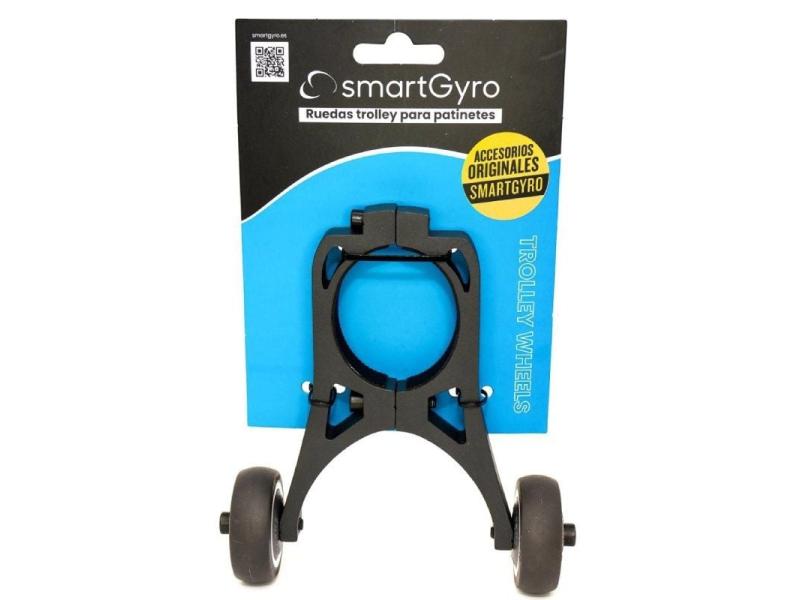 Soporte Trolley con ruedas para Patines SmartGyro SG27-350/ Compatible con para Xiaomi M365, SmartGyro Ziro y SmartGyro K2