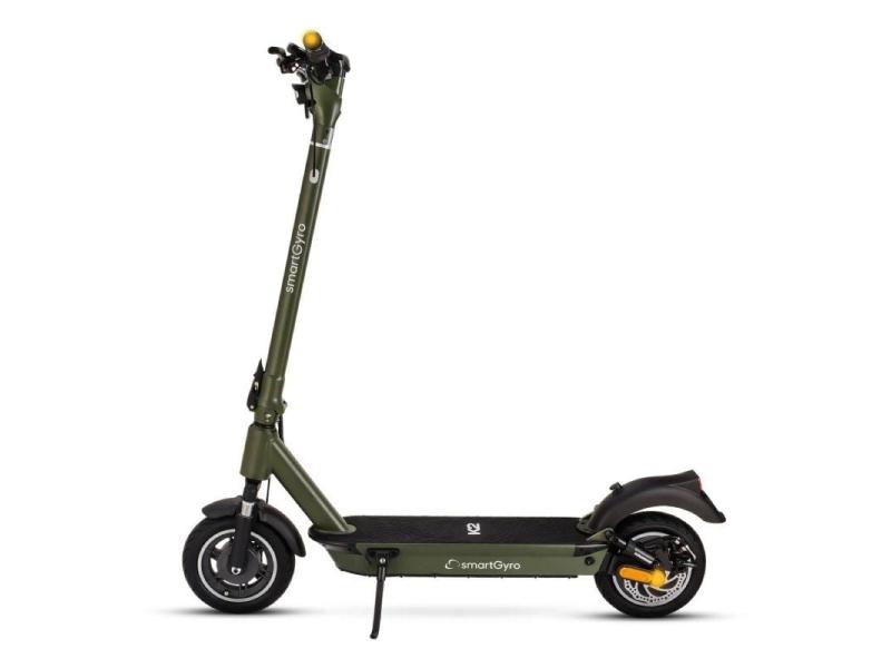 Patinete Eléctrico SmartGyro K2 Army Certificado/ Motor 800W/ Ruedas 10'/ 25km/h /Autonomía 50km/ Verde