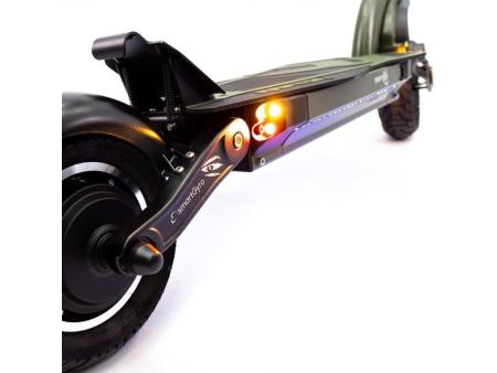 Patinete Eléctrico SmartGyro Raptor Certificado/ Motor 1000W/ Ruedas 10'/ 25km/h /Autonomía 70km/ Negro