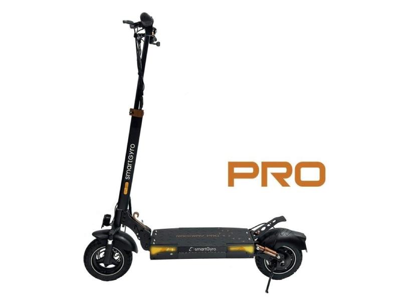 Patinete Eléctrico SmartGyro Rockway PRO Certificado/ Motor 1000W/ Ruedas 10'/ 25km/h /Autonomía 60km/ Negro