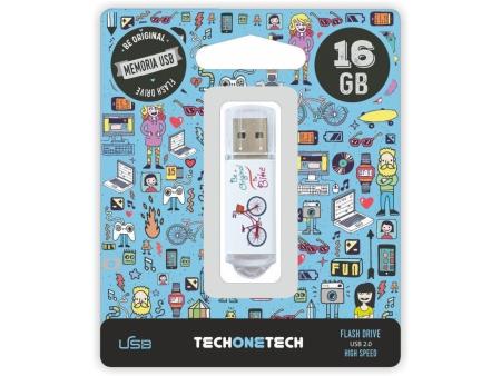 Pendrive 16GB Tech One Tech Be Bike USB 2.0
