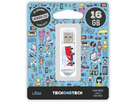 Pendrive 16GB Tech One Tech Camper VAN-VAN USB 2.0