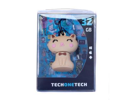 Pendrive 32GB Tech One Tech Gato Minimi USB 2.0