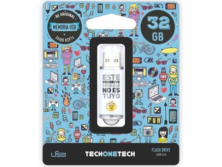 Pendrive 32GB Tech One Tech No Es Tuyo USB 2.0